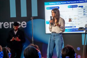 GloPros COO/CTO & Co-Founder speaking at TNW Conference 2025